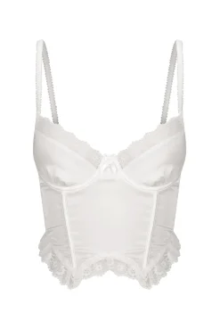 Kat The Label Amelie Corset White | Lingerie | Bustiers
