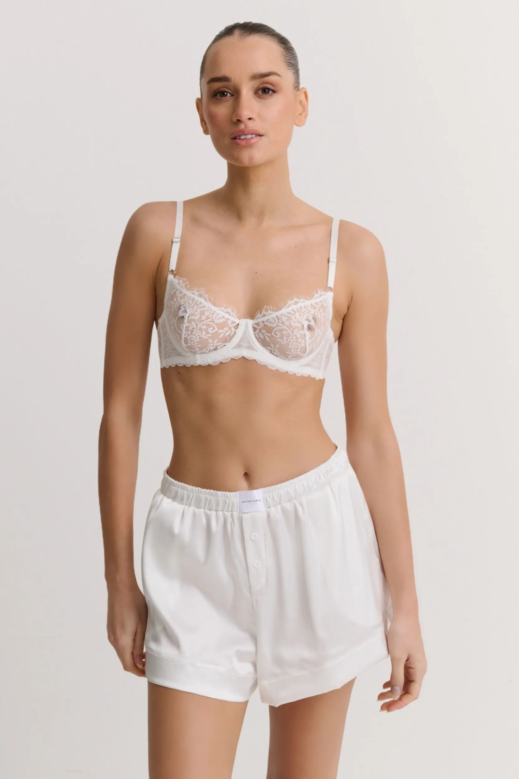 Kat The Label Baxter Boxer Ivory | Shorts