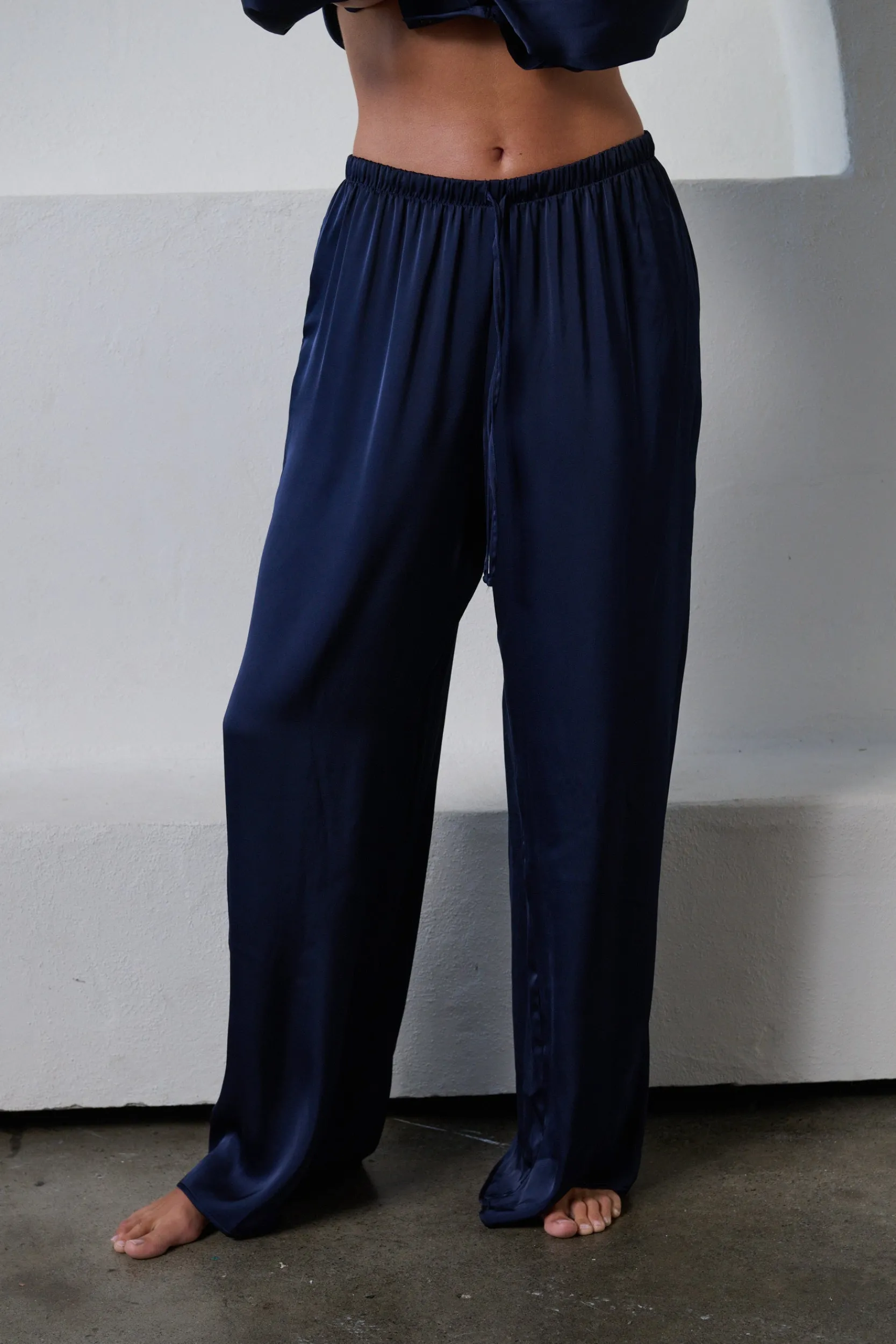 Kat The Label Gracie Shirt Pant Set Ink | Sleep Sets