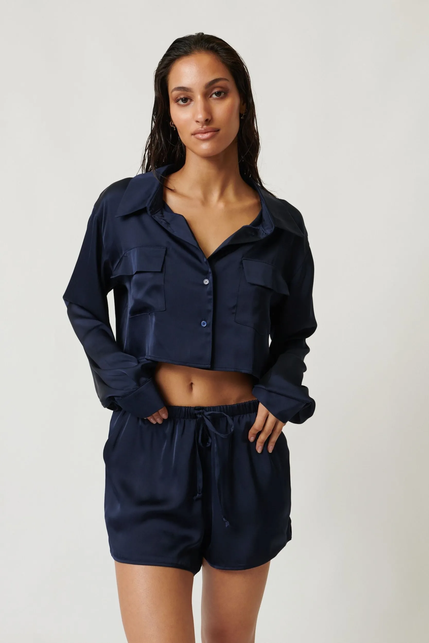 Kat The Label Gracie Short Ink | Shorts