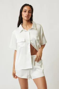 Kat The Label Gracie Short Ivory | Shorts