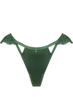 Kat The Label Hanna Thong Forest Green | Thongs