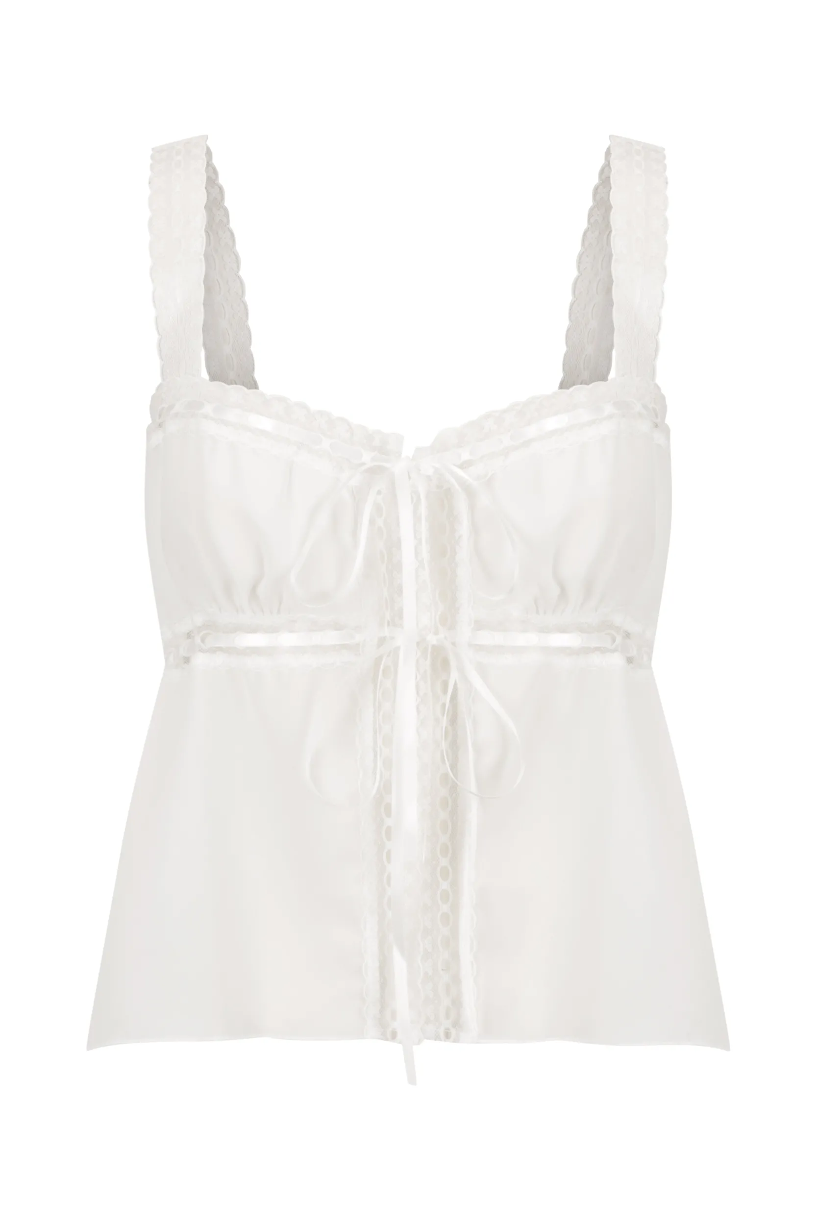 Kat The Label Hansel Camisole Ivory | Camis