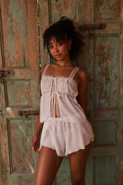 Kat The Label Hansel Camisole Ivory | Camis