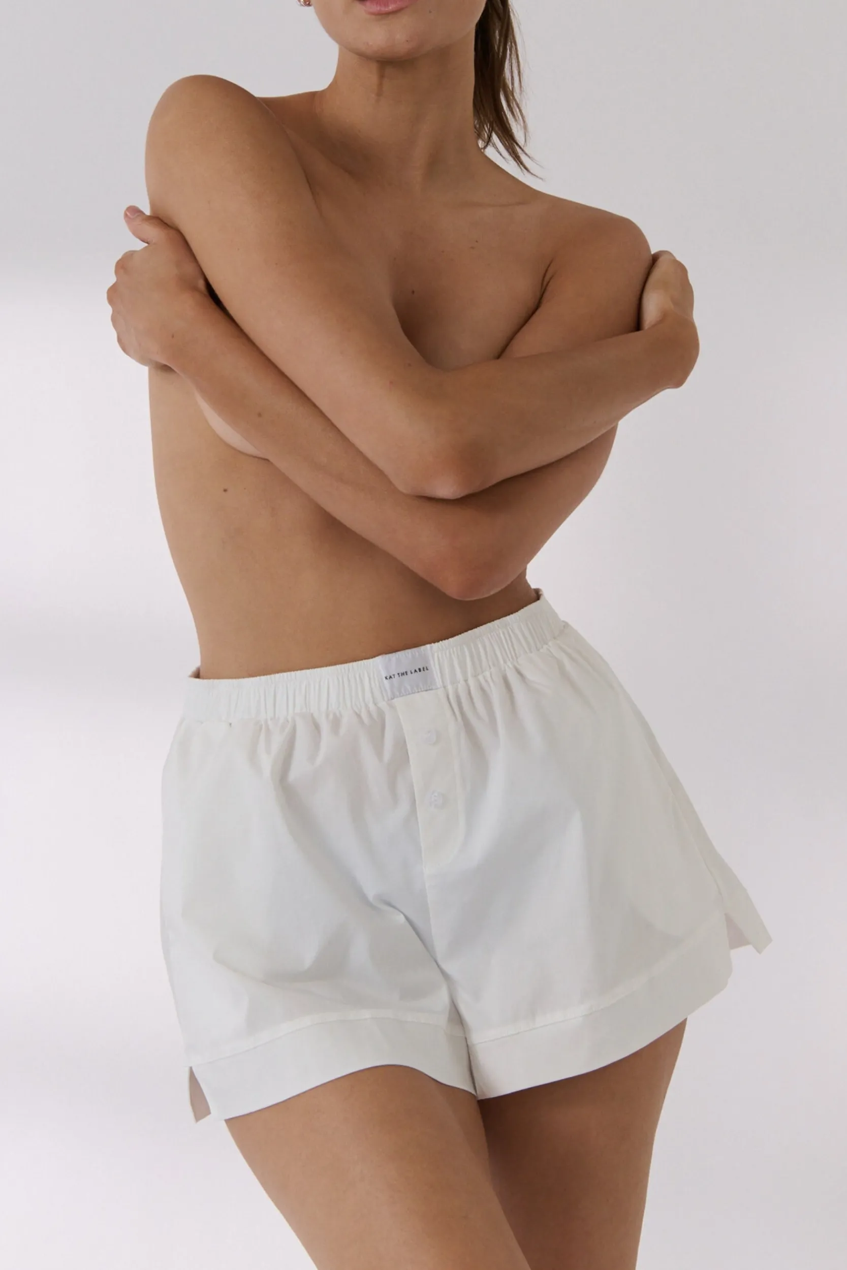 Kat The Label Henry Boxer Ivory | Accessories | Swim