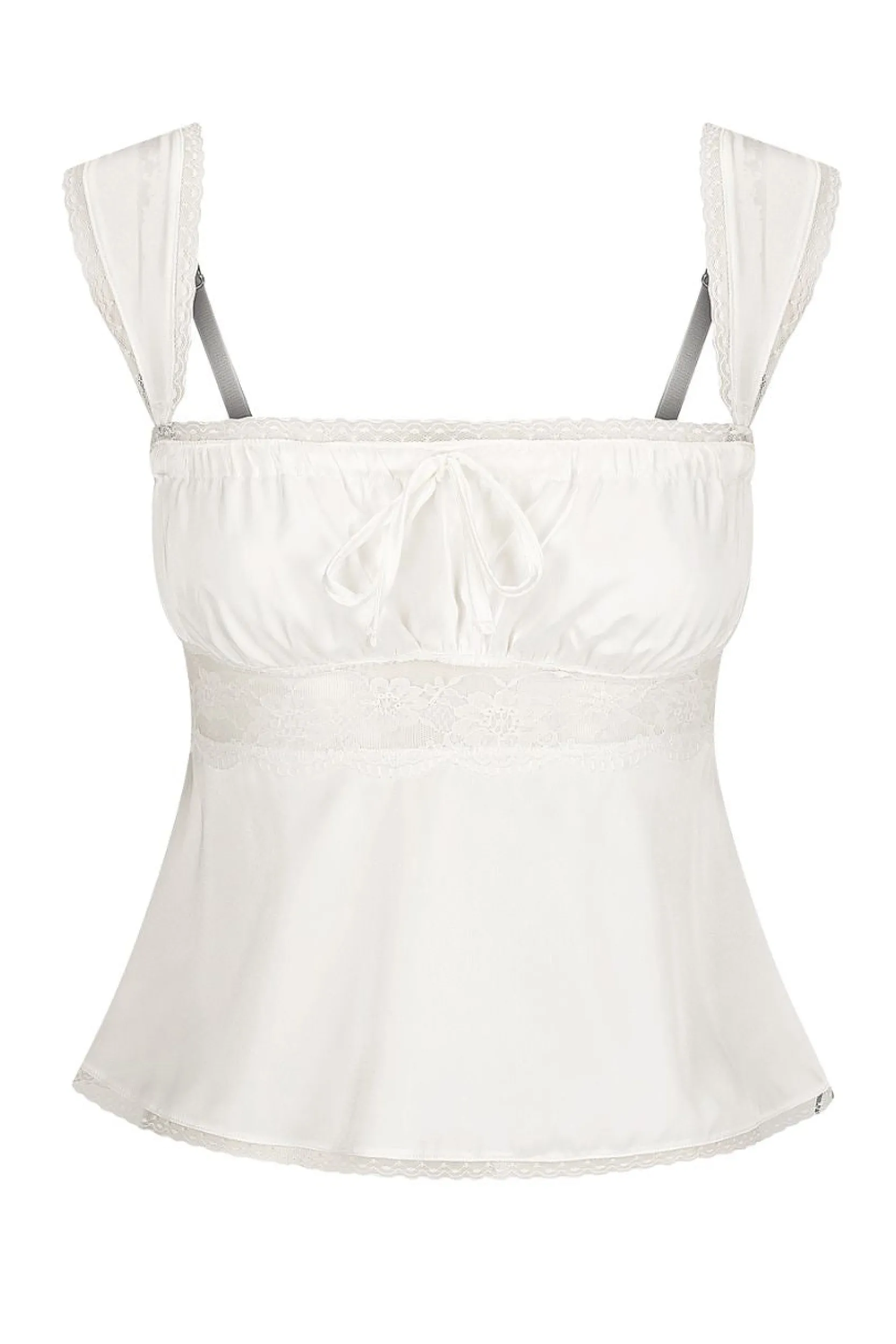 Kat The Label Isabelle Camisole Ivory | Camis