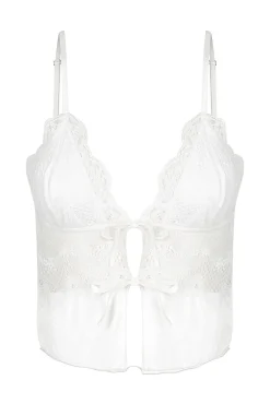 Kat The Label Lucille Camisole Ivory | Camis