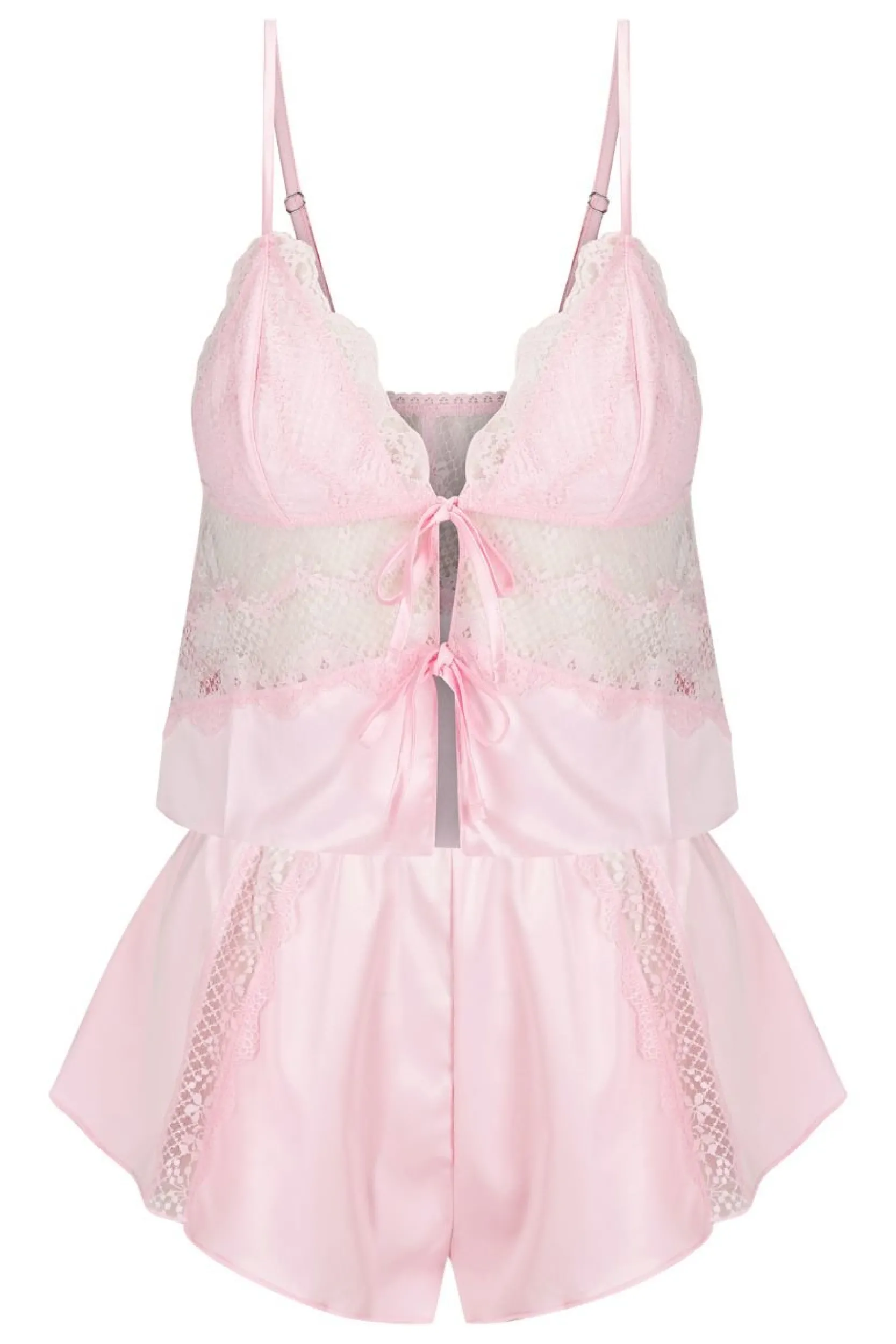 Kat The Label Lucille Set Flamingo Pink | Sleep Sets