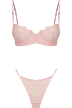 Kat The Label Maverick Set Baby Pink | Underwire Sets