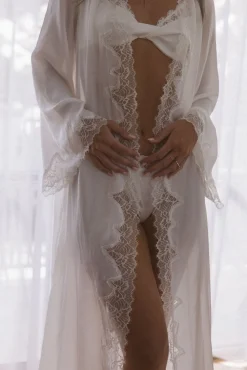 Kat The Label Nikki Robe Ivory | Robes | Robes