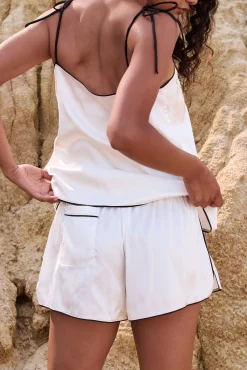 Kat The Label Piper Short Ivory | Shorts