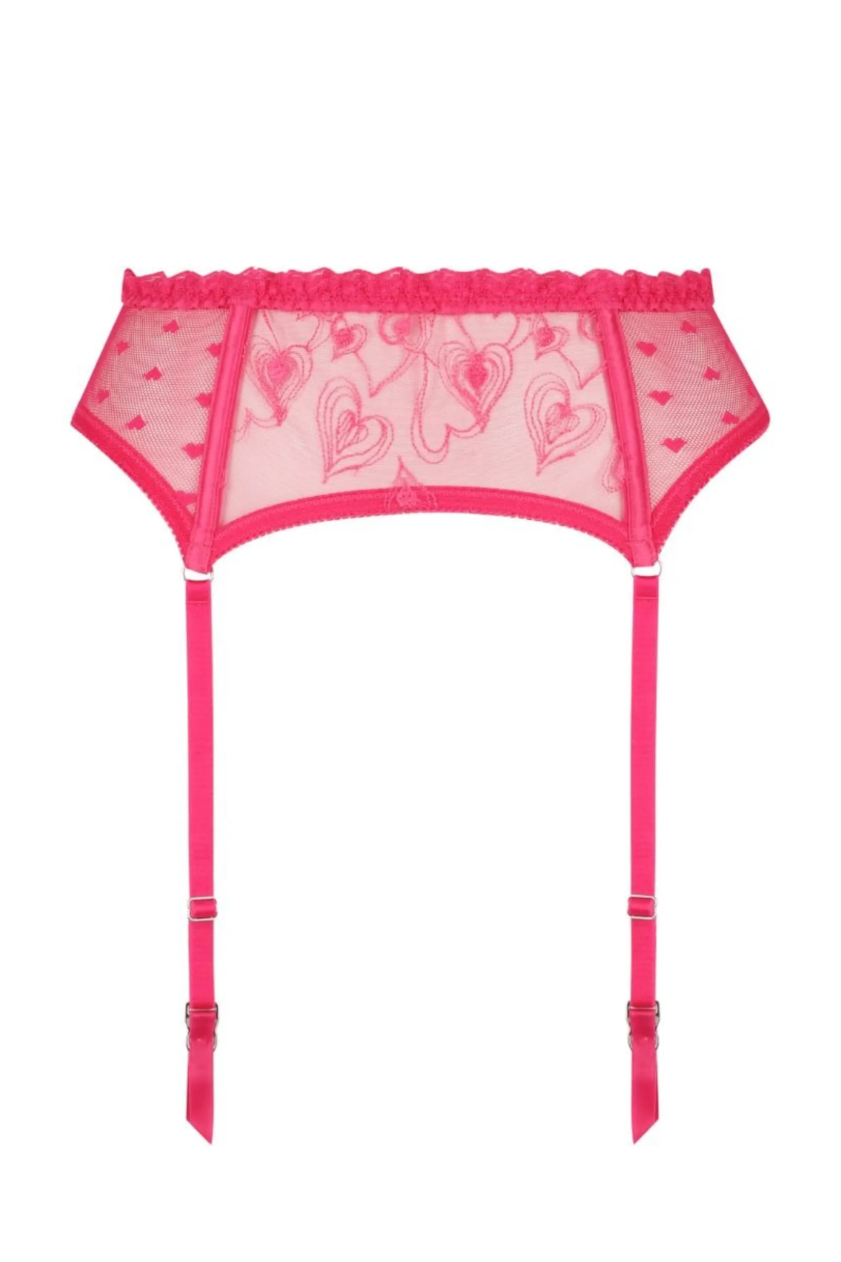 Kat The Label Romeo Garter Belt Hot Pink | Garter Belts