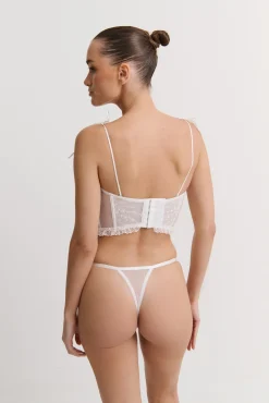 Kat The Label Sofia Corset White | Lingerie | Bustiers