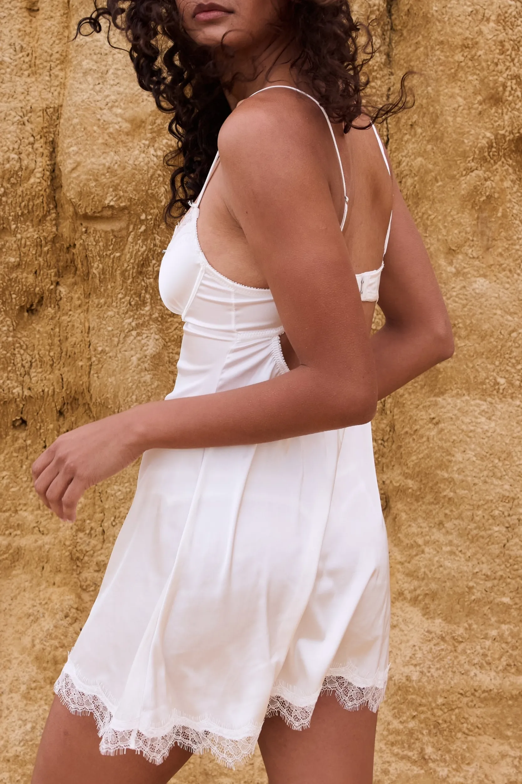 Kat The Label Sorrento Slip Ivory | Slips